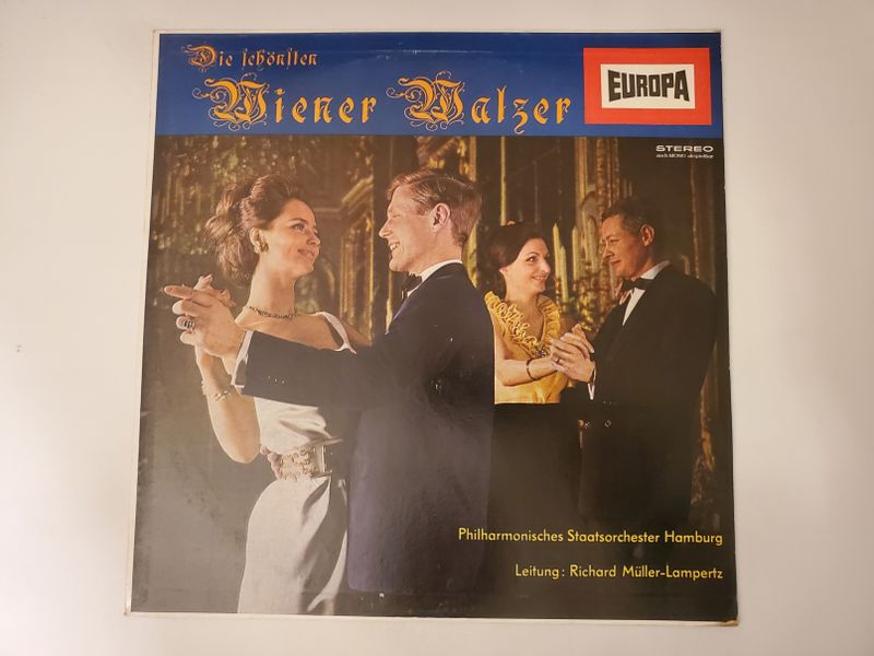 Philharmonisches Staatsorchester Hamburg, Leitung: Richard M?ller-Lampertz Die sch?nsten Wiener Walzer vinyl record